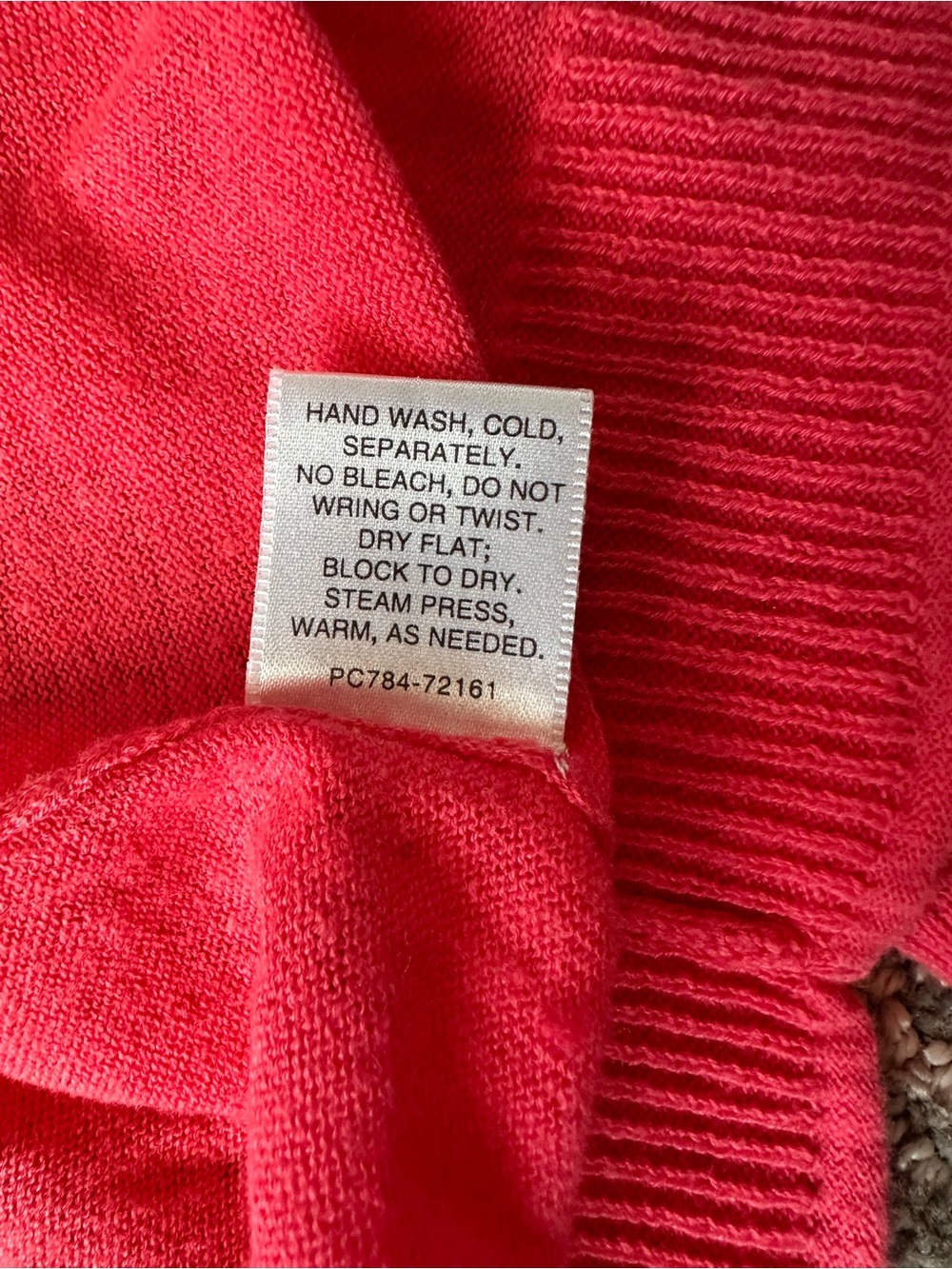 Pendleton Petite Linen Cotton Cardigan Sweater Pink Open Front Women’s L - Picture 6 of 7